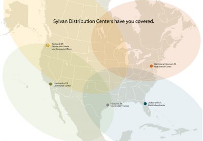 Sylvan Distribution Map