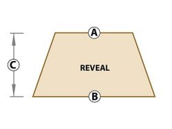 trapezoid reveal